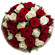 букет из красных и белых роз. Новая Зеландия